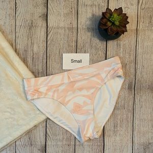 Light Pink and White Swim Bottoms